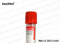 의료 진공 혈액 샘플 수집 튜브 빨간 캡 2ml-10ml 부피