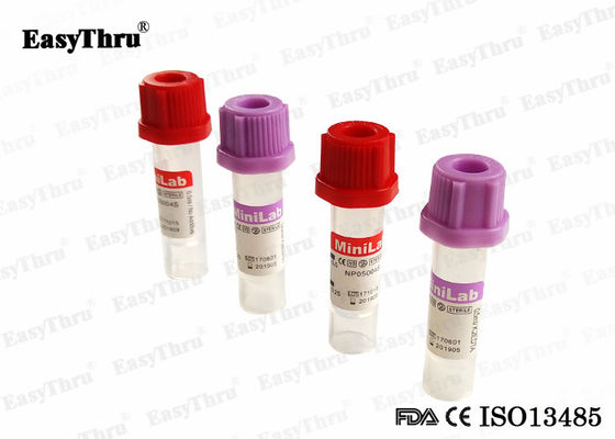 실용적인 혈청 혈액 샘플 수집 튜브 비 독성 의료 등급